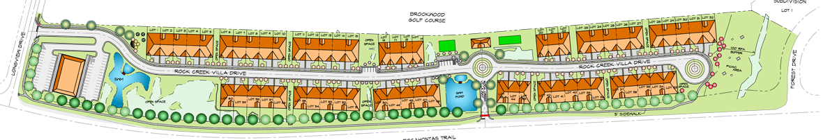 Rock Creek Villas Site Plan